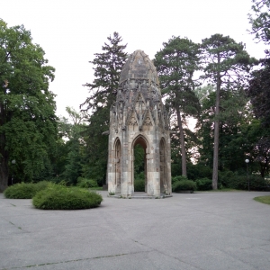 Gothic tower in Janko Kráľ Park