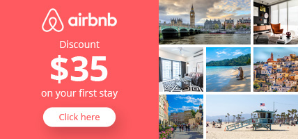 Get $35 off your first stay at Airbnb